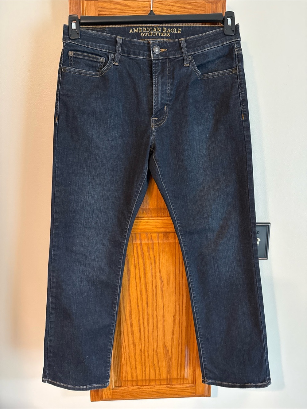American Eagle Extreme Flex Original Straight Jeans Men's 33x30 Dark Jeans